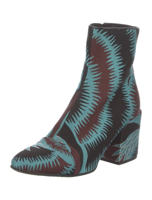 Dries Van Noten Printed Sock Boots