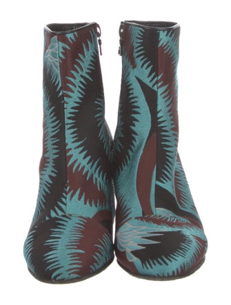 Dries Van Noten Printed Sock Boots