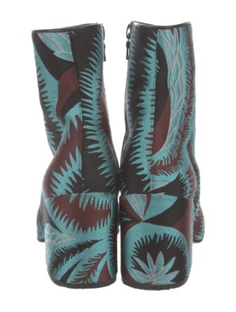 Dries Van Noten Printed Sock Boots