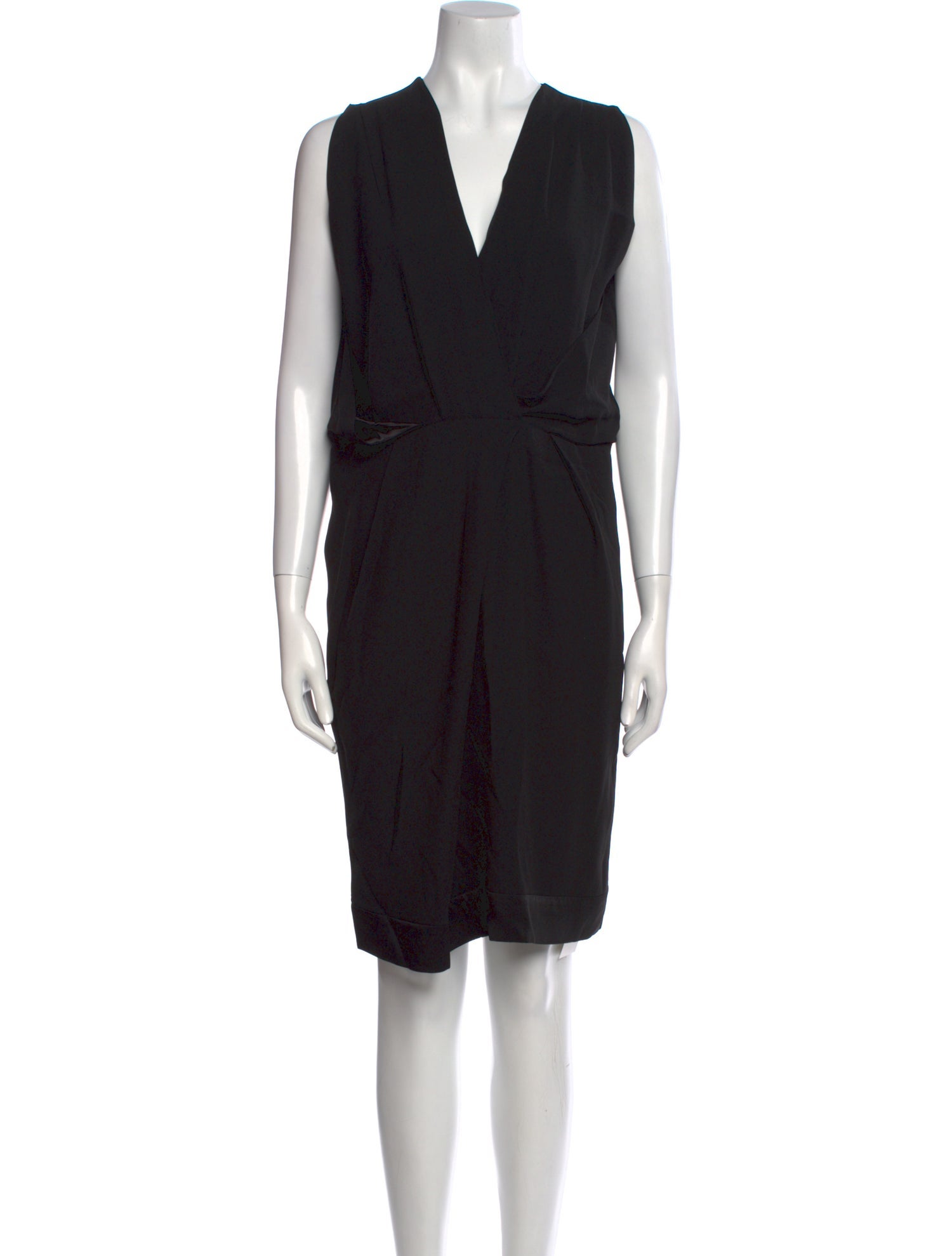 Dries Van Noten V-Neck Knee-Length Dress