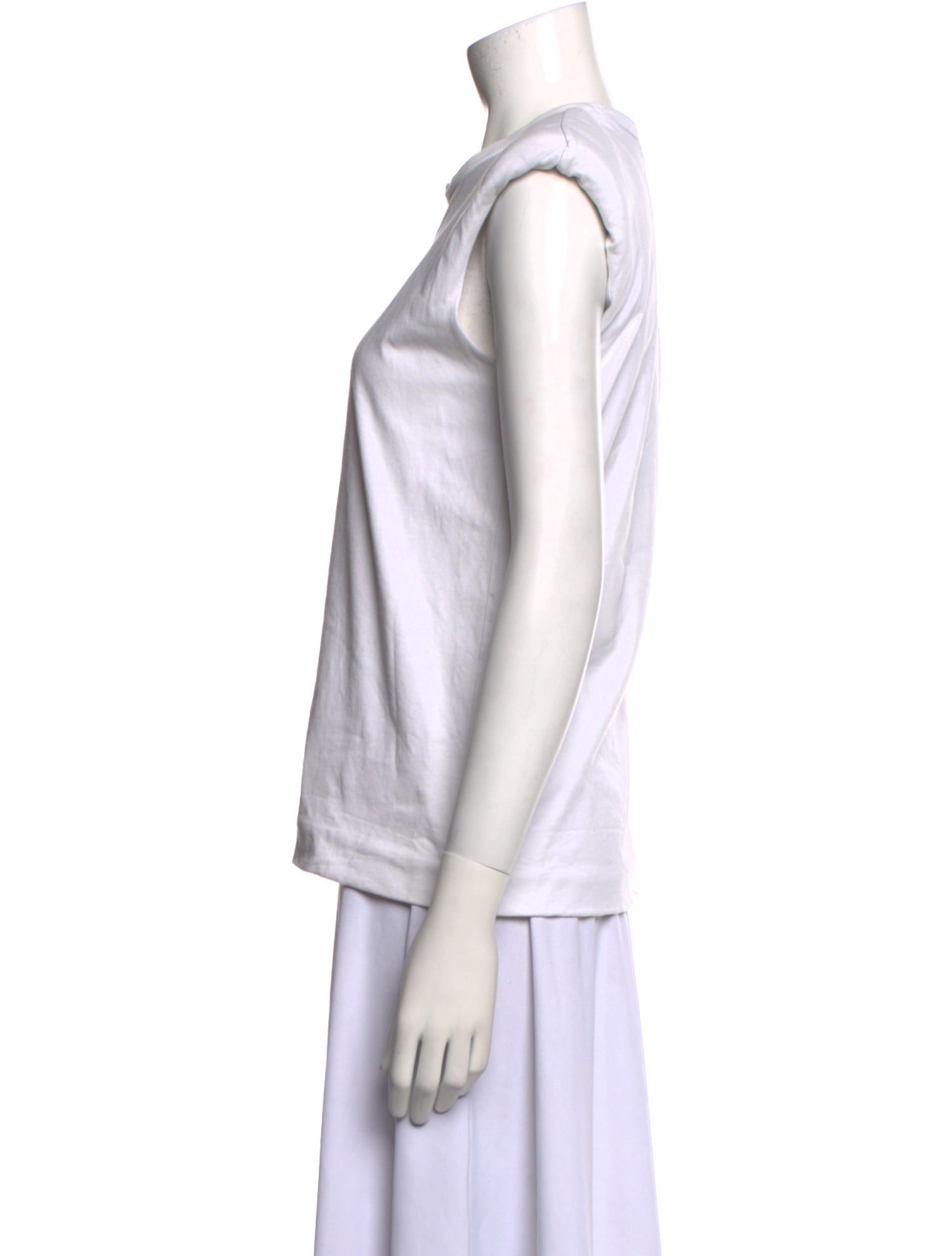 Dries Van Noten Crew Neck Sleeveless Top