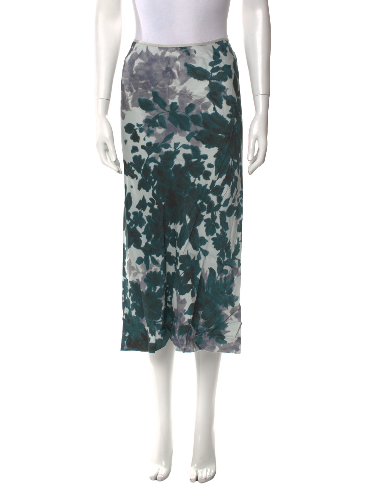 Dries Van Noten Wool Midi Length Skirt