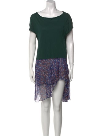 Dries Van Noten Printed Scoop Neck Tunic