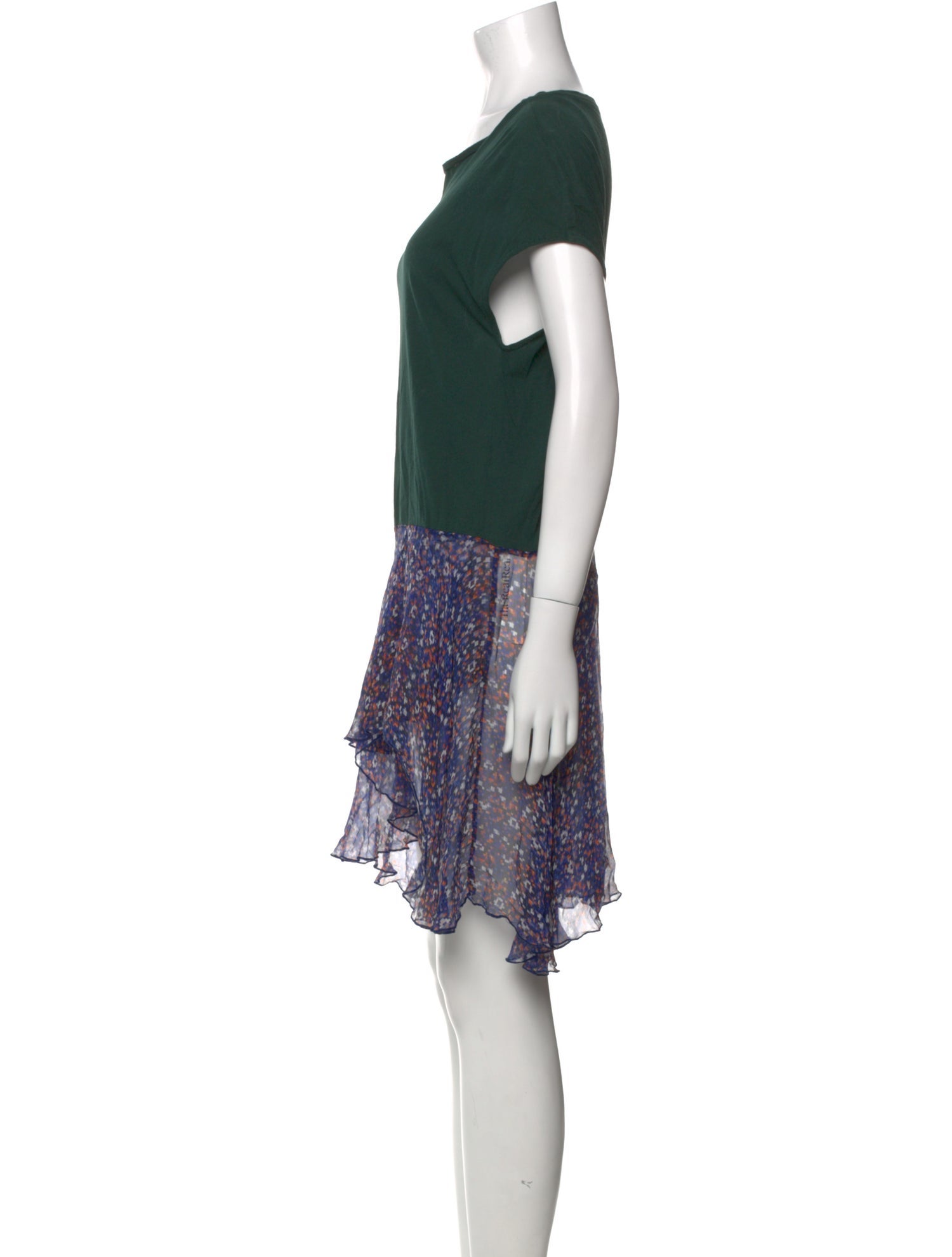 Dries Van Noten Printed Scoop Neck Tunic