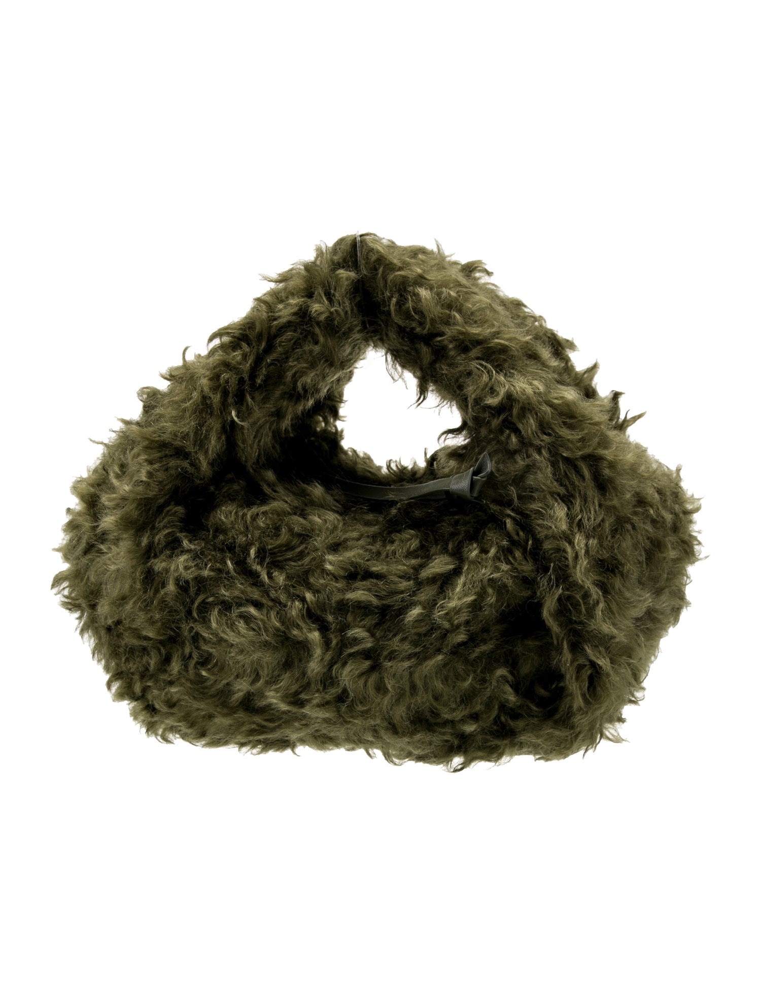 Dries Van Noten Mohair Top Handle Bag