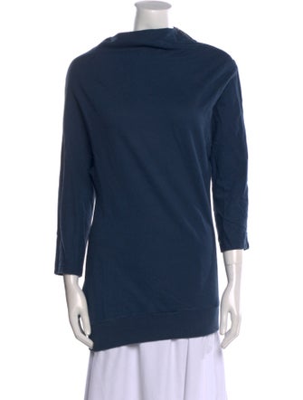Dries Van Noten Cowl Neck Three-Quarter Sleeve Tunic