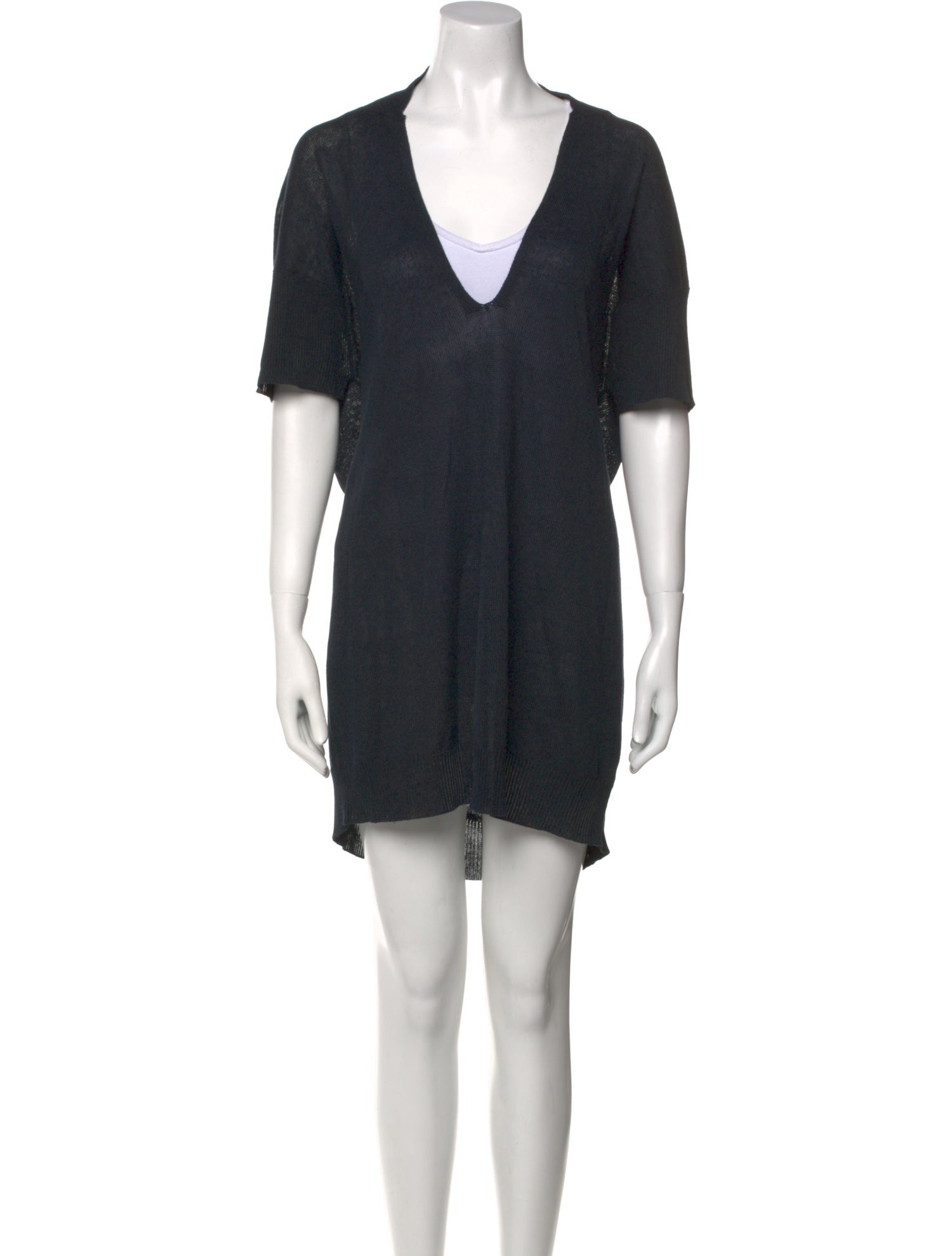 Dries Van Noten Linen V-Neck Sweater