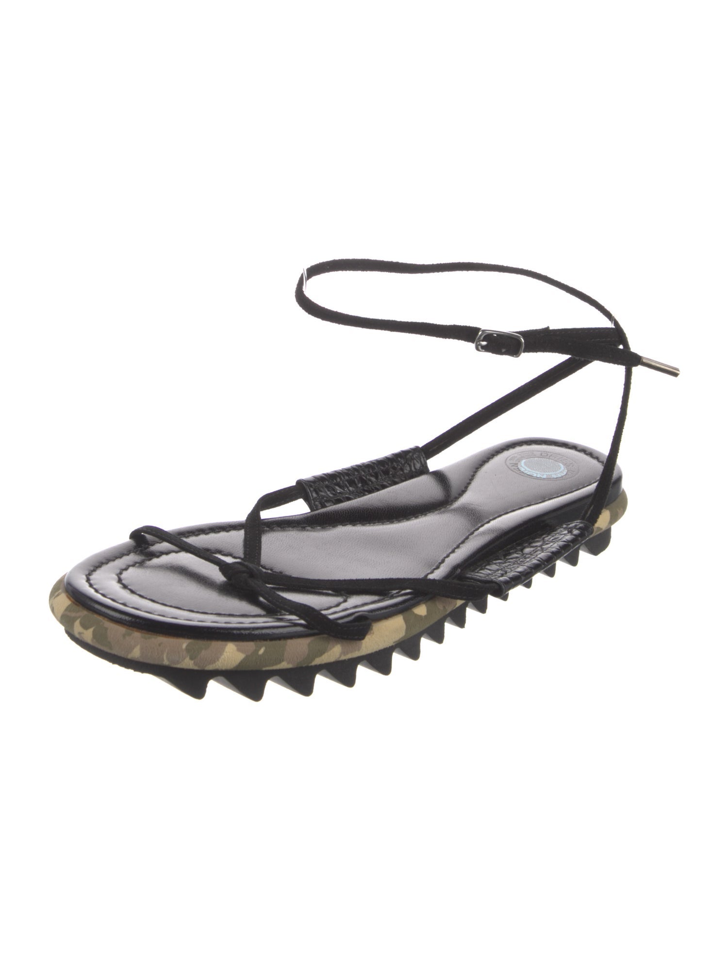 Dries Van Noten Leather Sandals