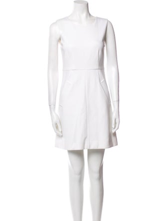 Dries Van Noten Scoop Neck Mini Dress