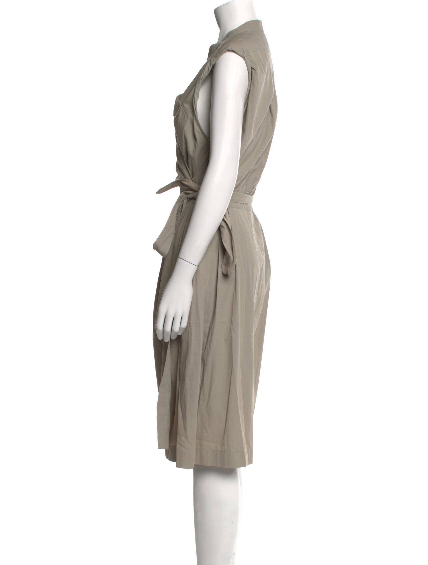 Dries Van Noten V-Neck Midi Length Dress