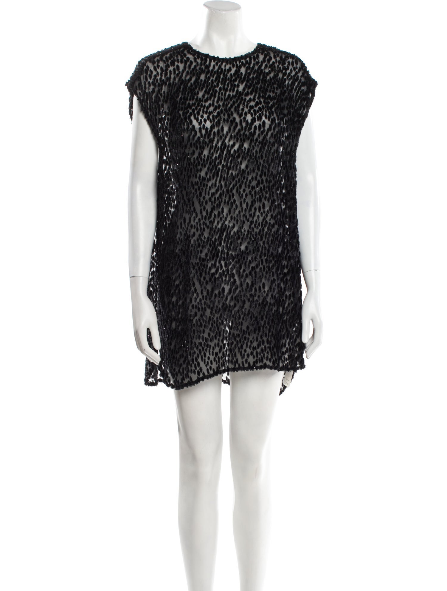 Dries Van Noten Crew Neck Mini Dress