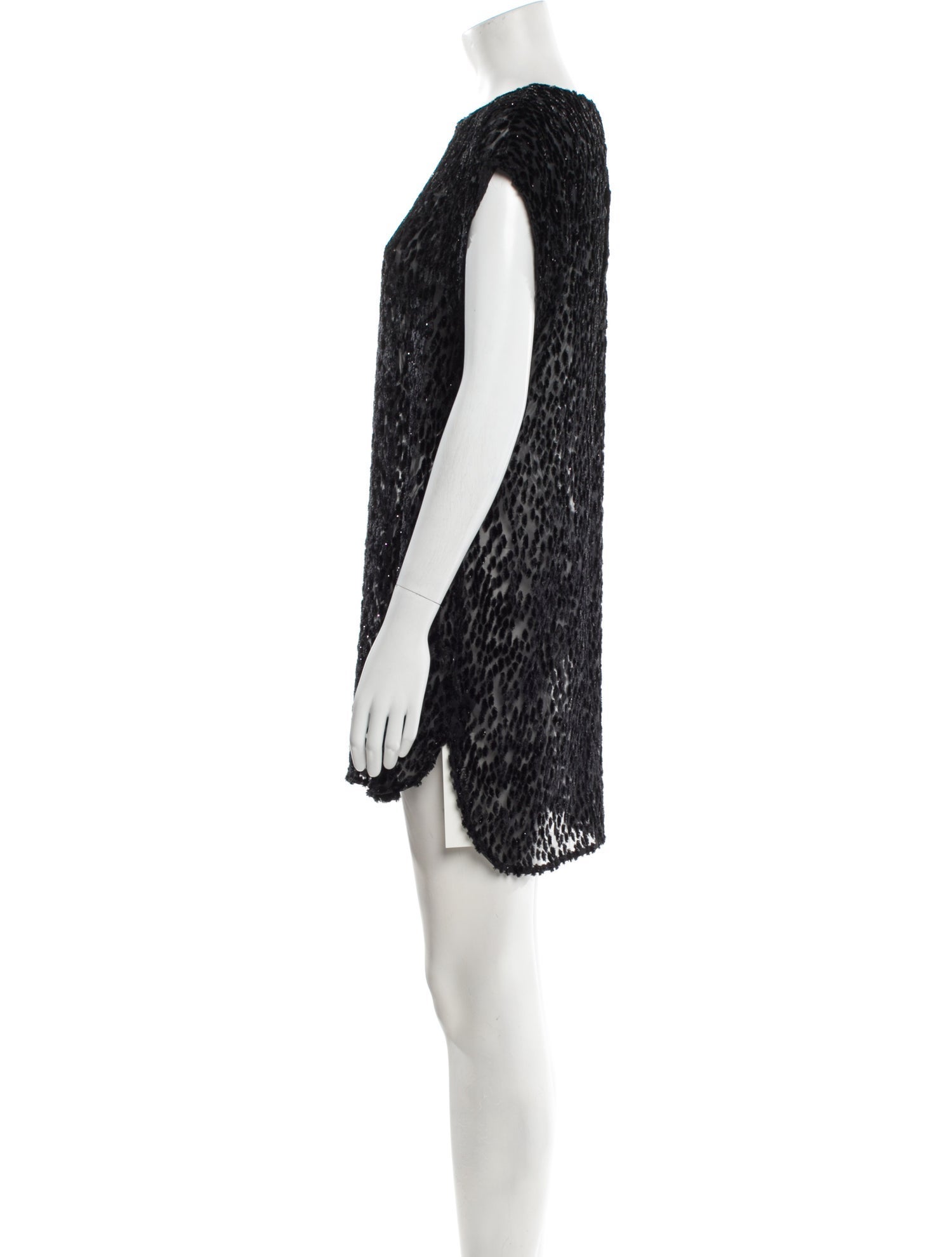 Dries Van Noten Crew Neck Mini Dress