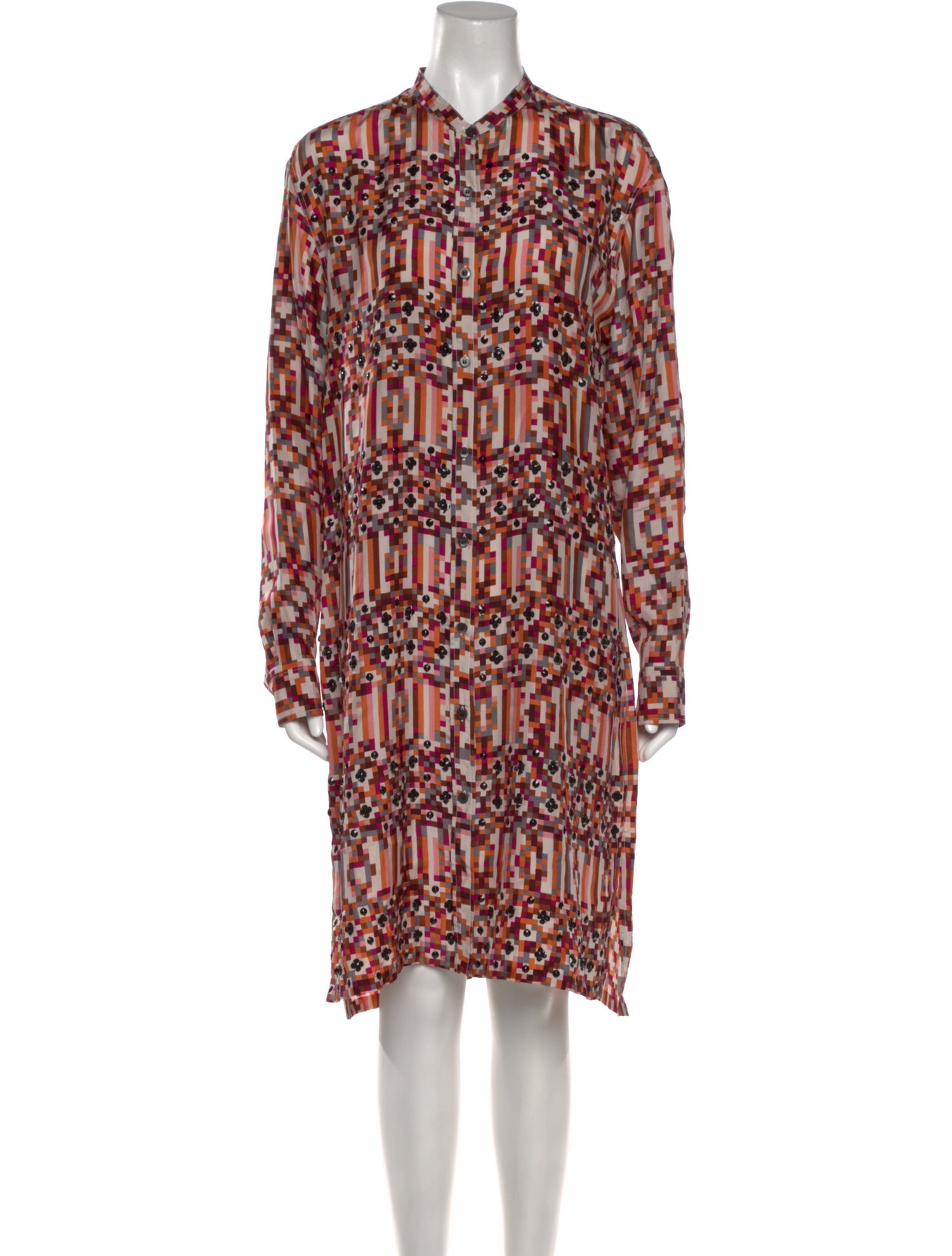 Dries Van Noten Silk Midi Length Dress