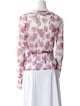 Dries Van Noten Nylon Floral Print Blouse