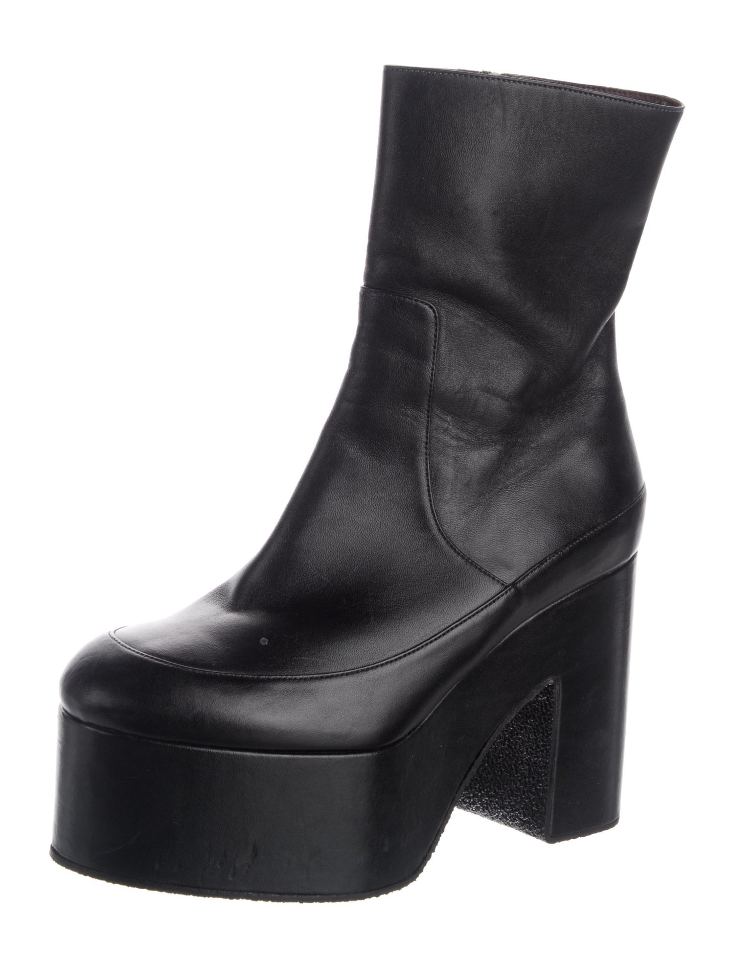 Dries Van Noten Leather Boots