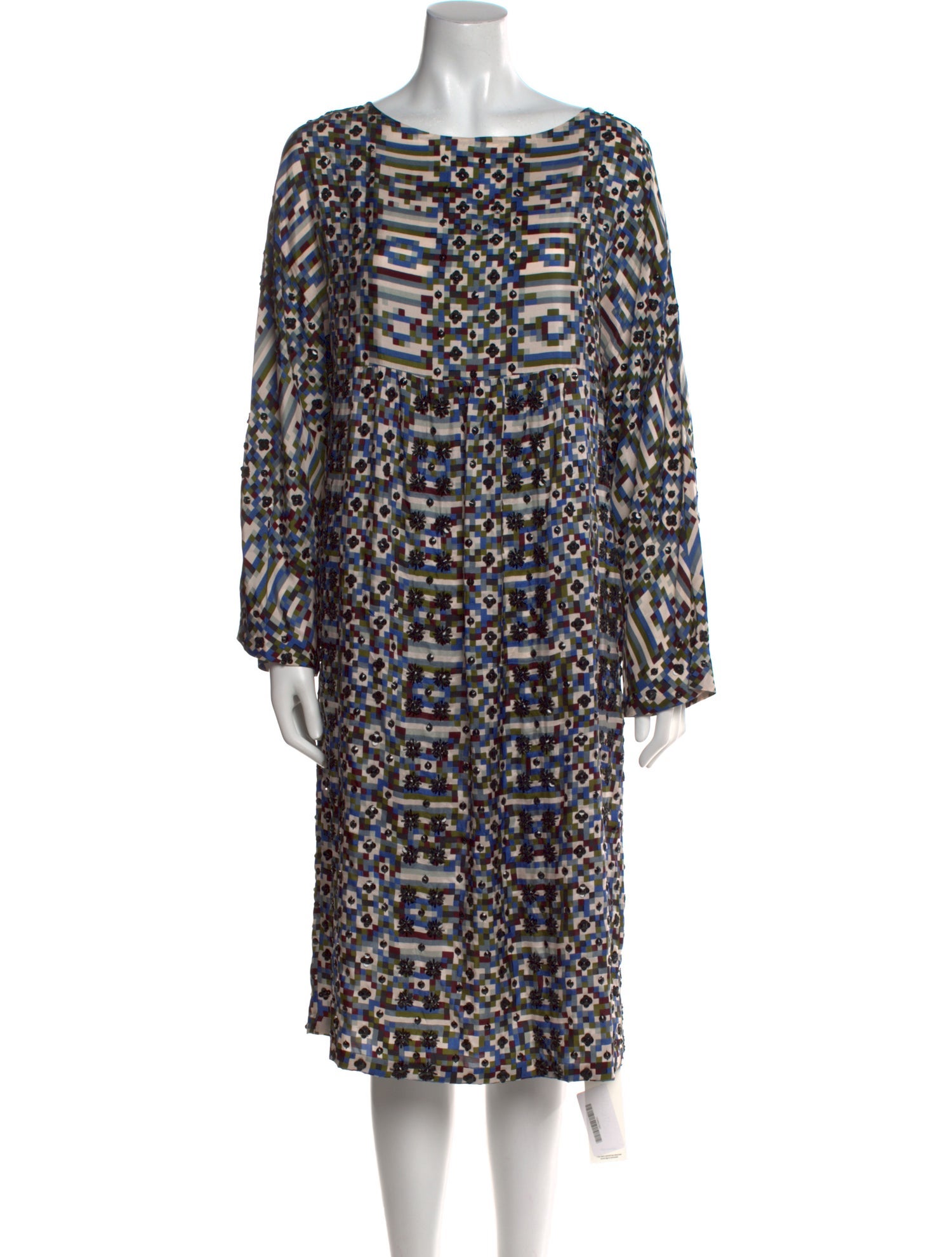 Dries Van Noten Silk Midi Length Dress