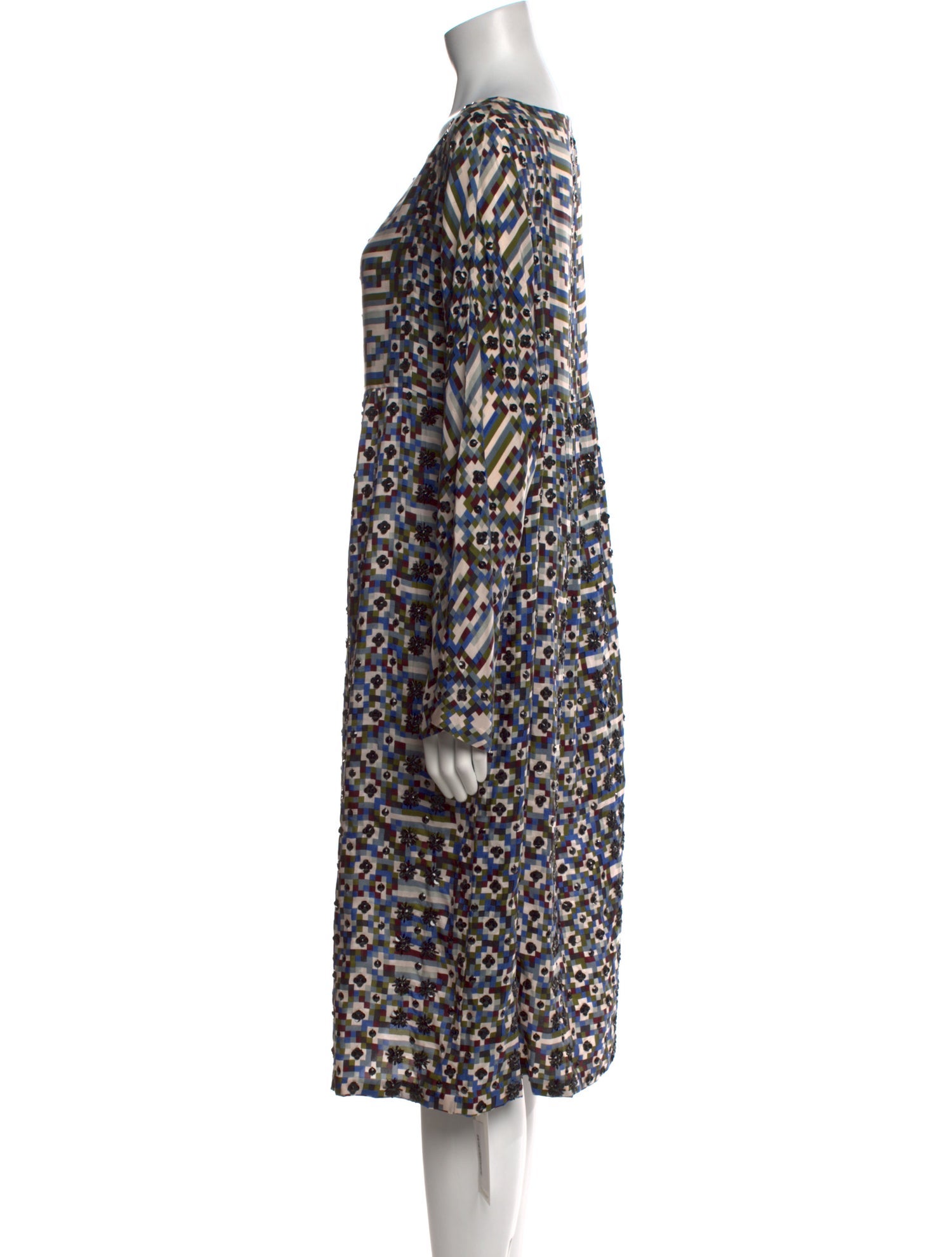 Dries Van Noten Silk Midi Length Dress