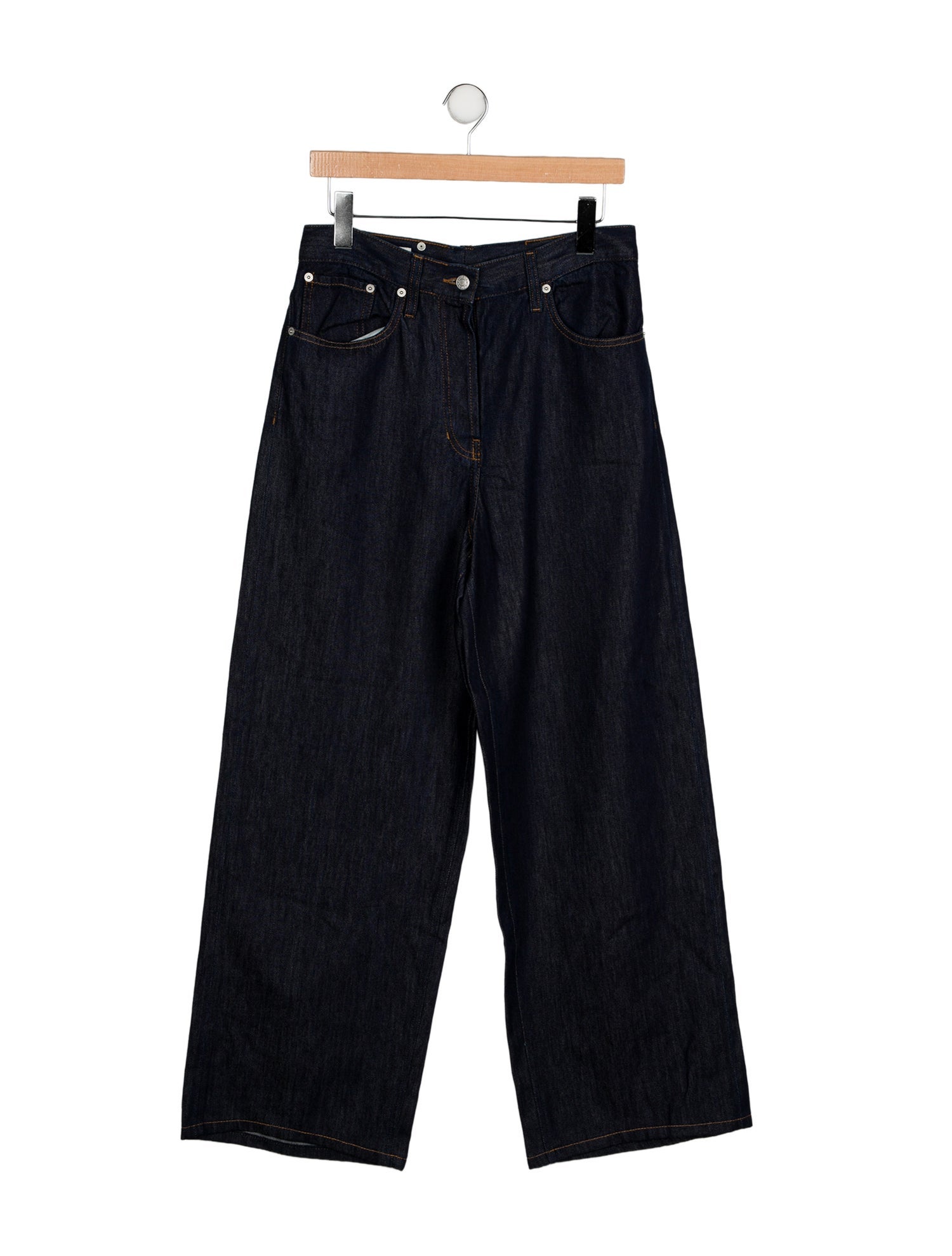 Dries Van Noten High-Rise Wide Leg Jeans