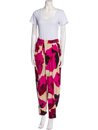 Dries Van Noten Floral Print Pant Set