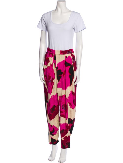 Dries Van Noten Floral Print Pant Set