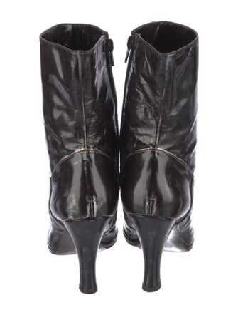 Dries Van Noten Leather Sock Boots