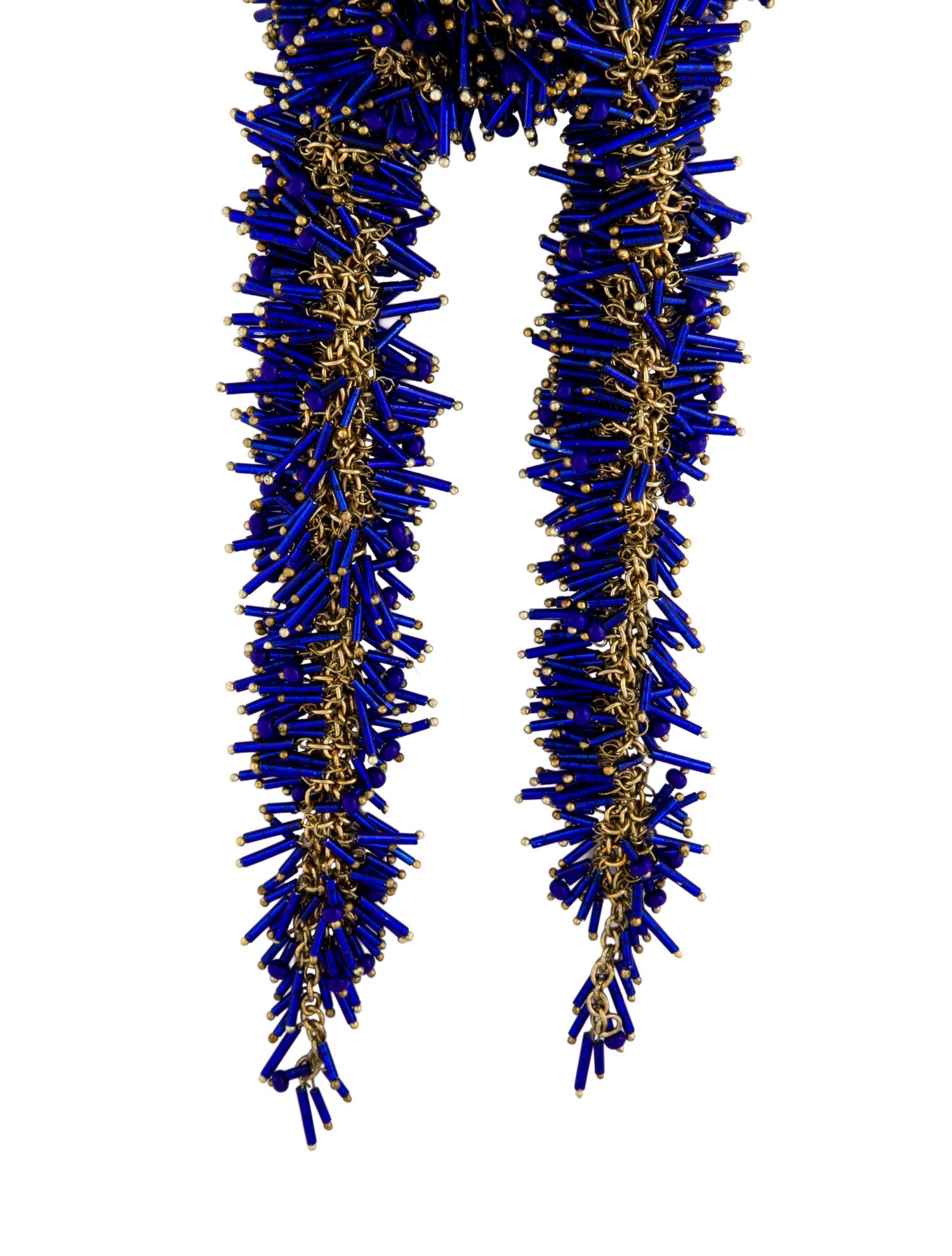 Dries Van Noten Glass Beaded Chain Necklace
