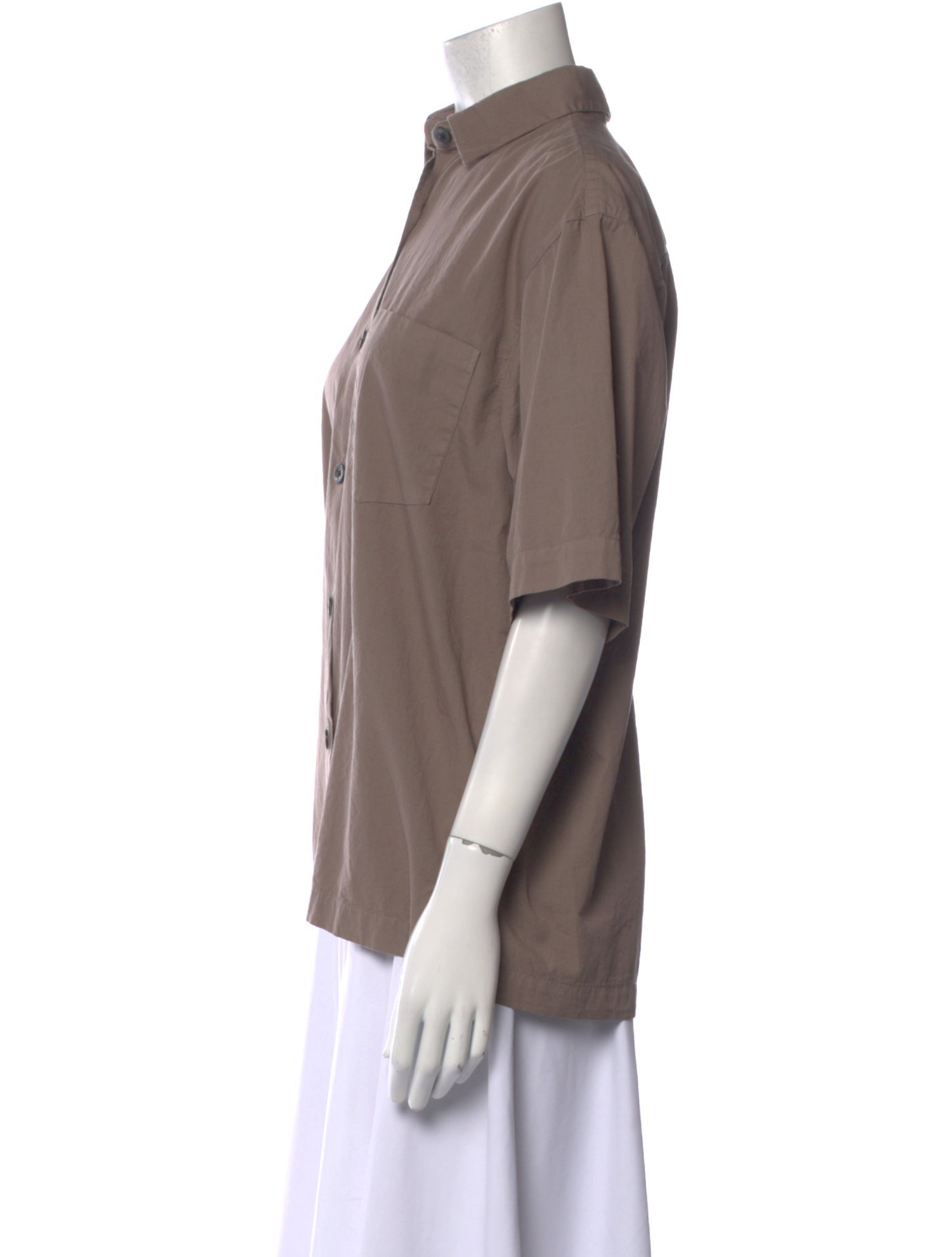 Dries Van Noten Three-Quarter Sleeve Button-Up Top w/ Tags