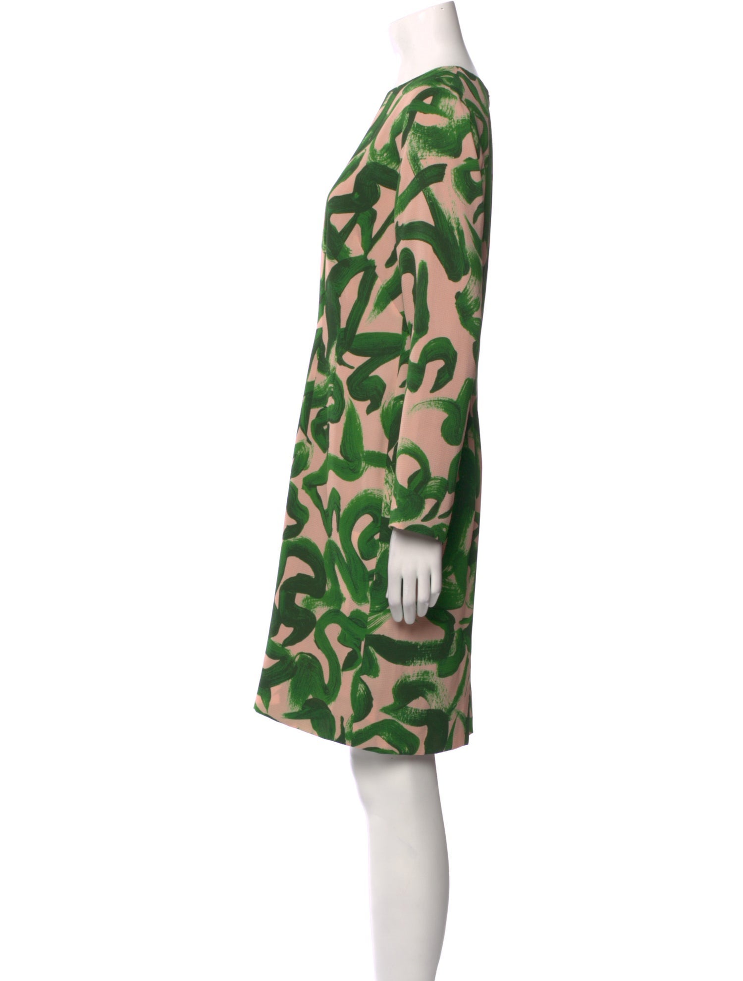 Dries Van Noten Printed Knee-Length Dress