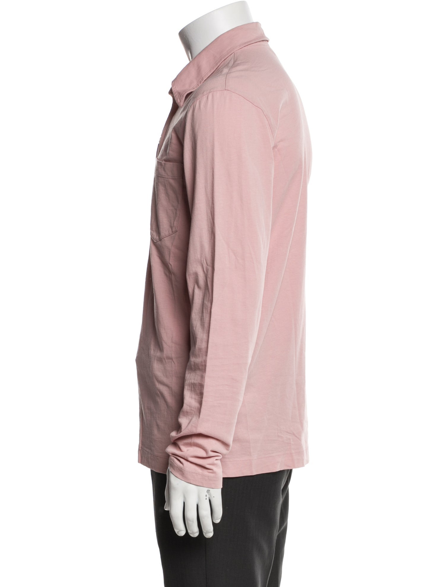 Dries Van Noten Collar Long Sleeve Polo Shirt