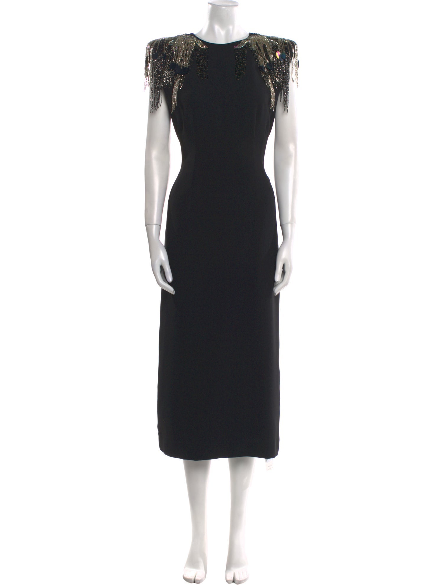 Dries Van Noten Crew Neck Long Dress