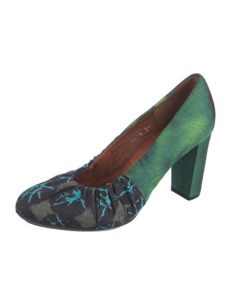 Dries Van Noten Printed Pumps