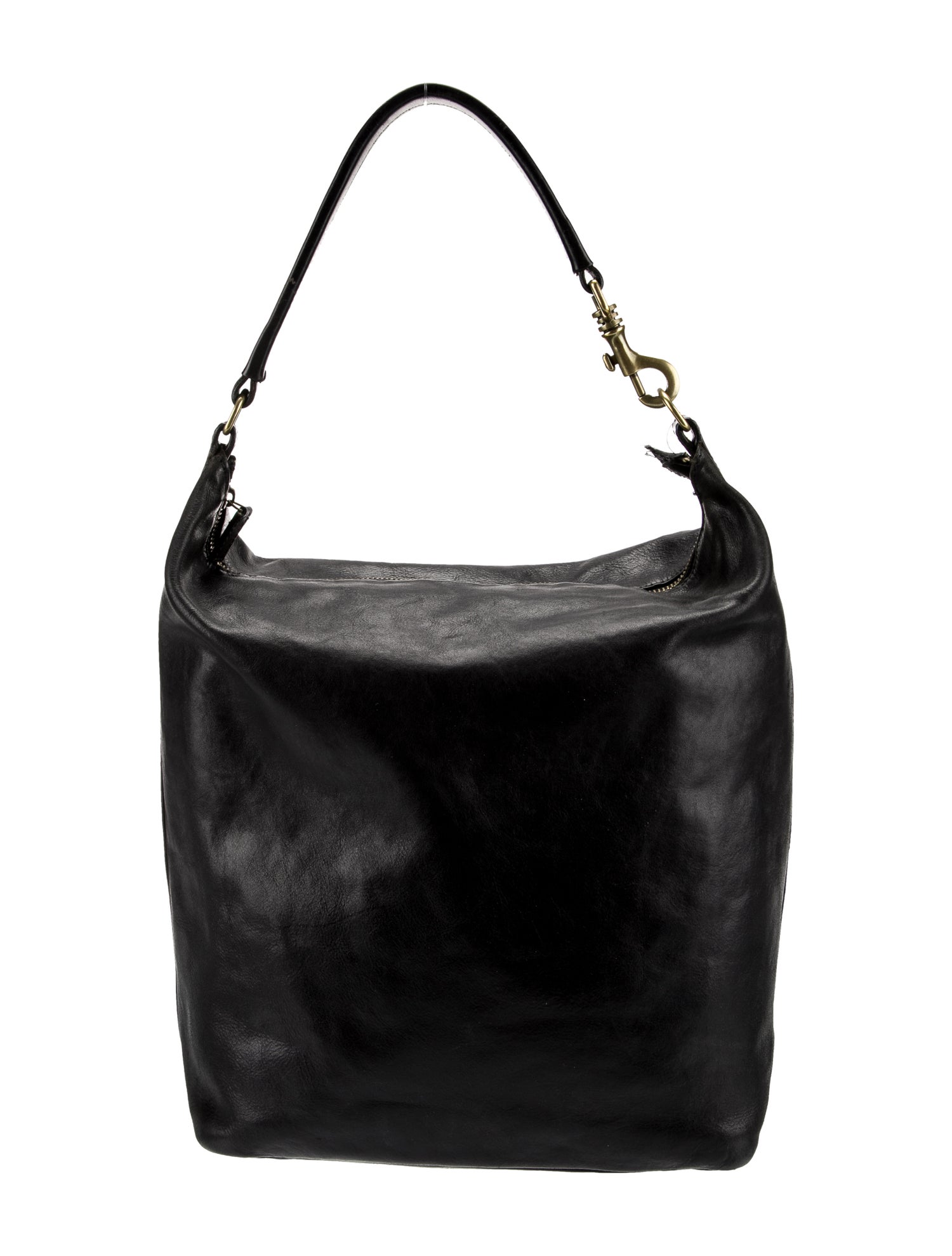 Dries Van Noten Leather Hobo