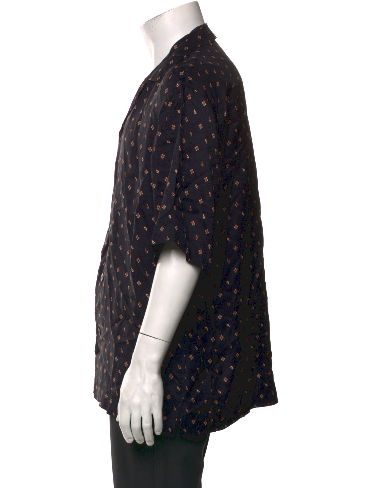 Dries Van Noten Printed Short Sleeve Shirt