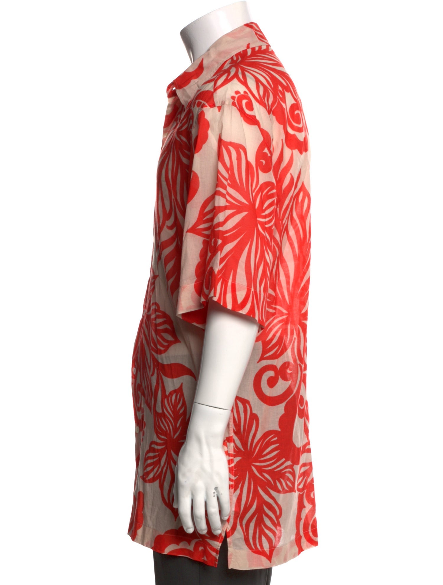 Dries Van Noten Printed Short Sleeve Shirt