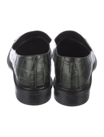 Dries Van Noten Embossed Leather Loafers