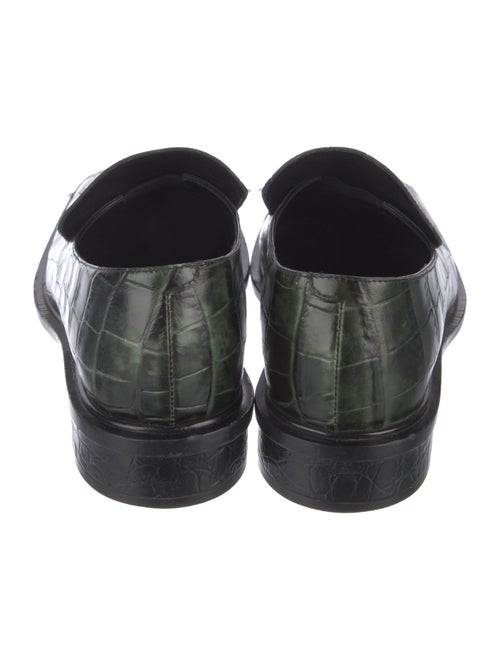 Dries Van Noten Embossed Leather Loafers