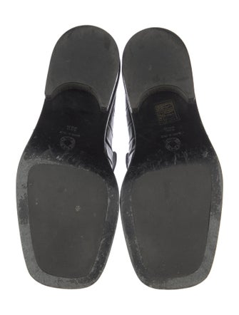 Dries Van Noten Embossed Leather Loafers