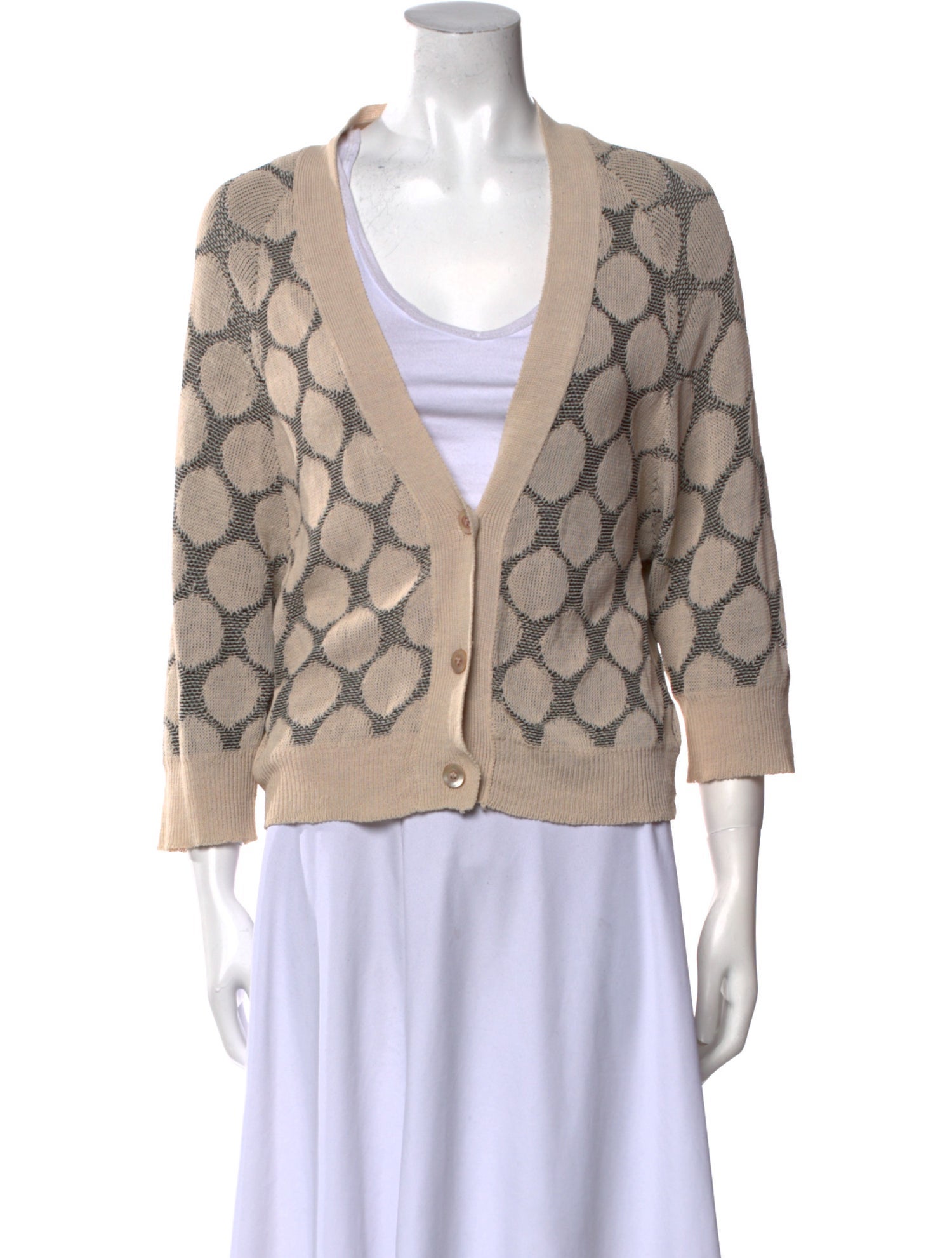 Dries Van Noten Linen Printed Sweater