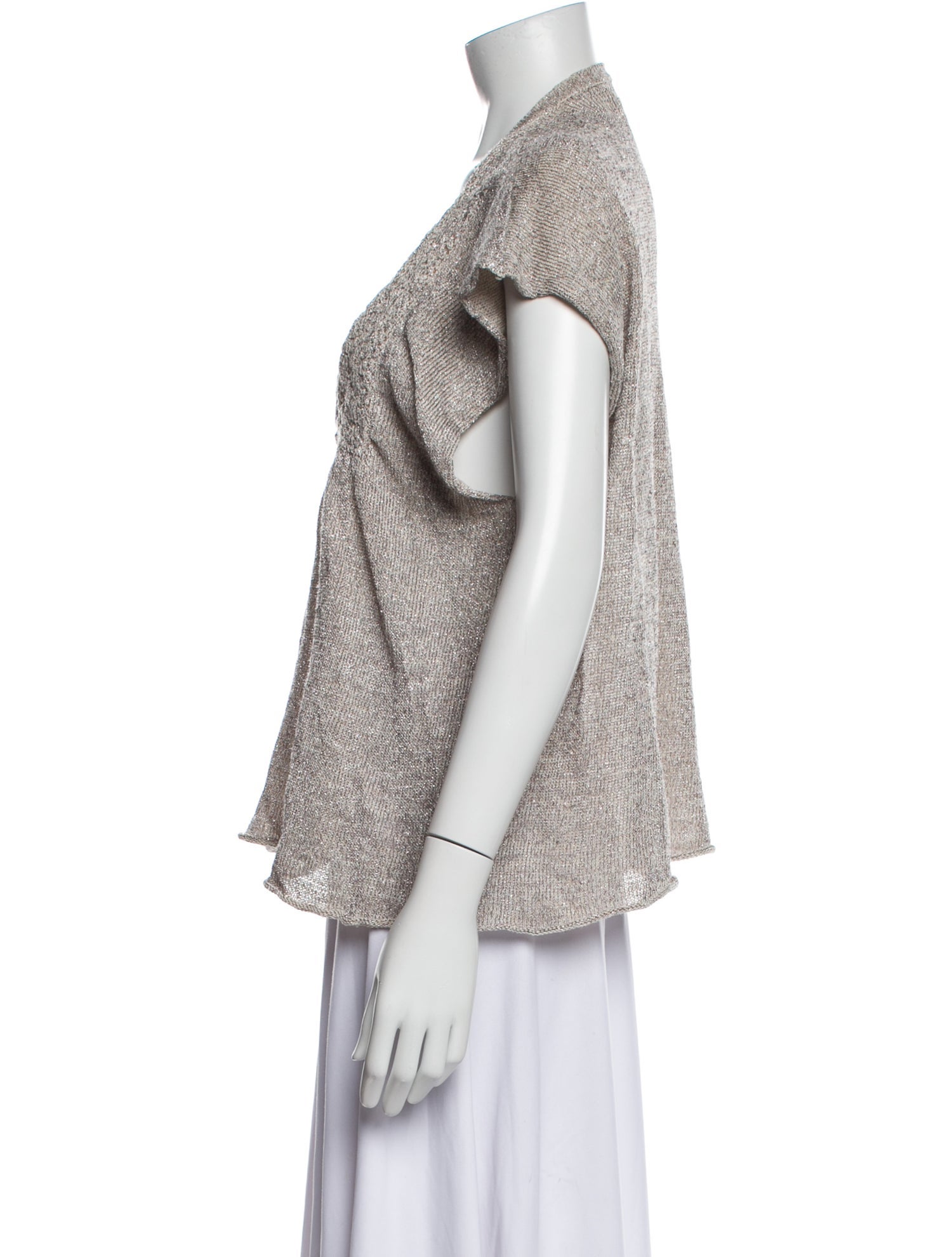 Dries Van Noten Linen Printed Top