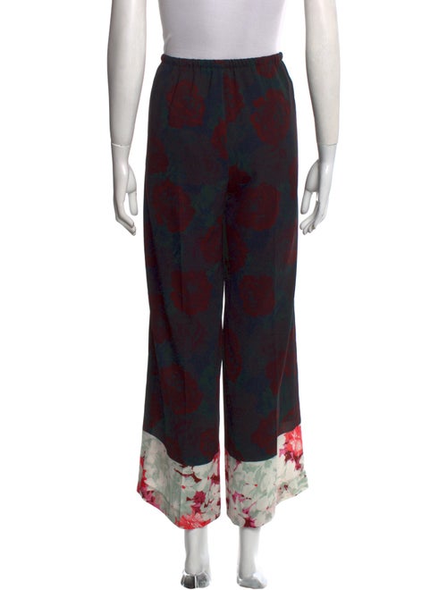 Dries Van Noten Printed Wide Leg Pants