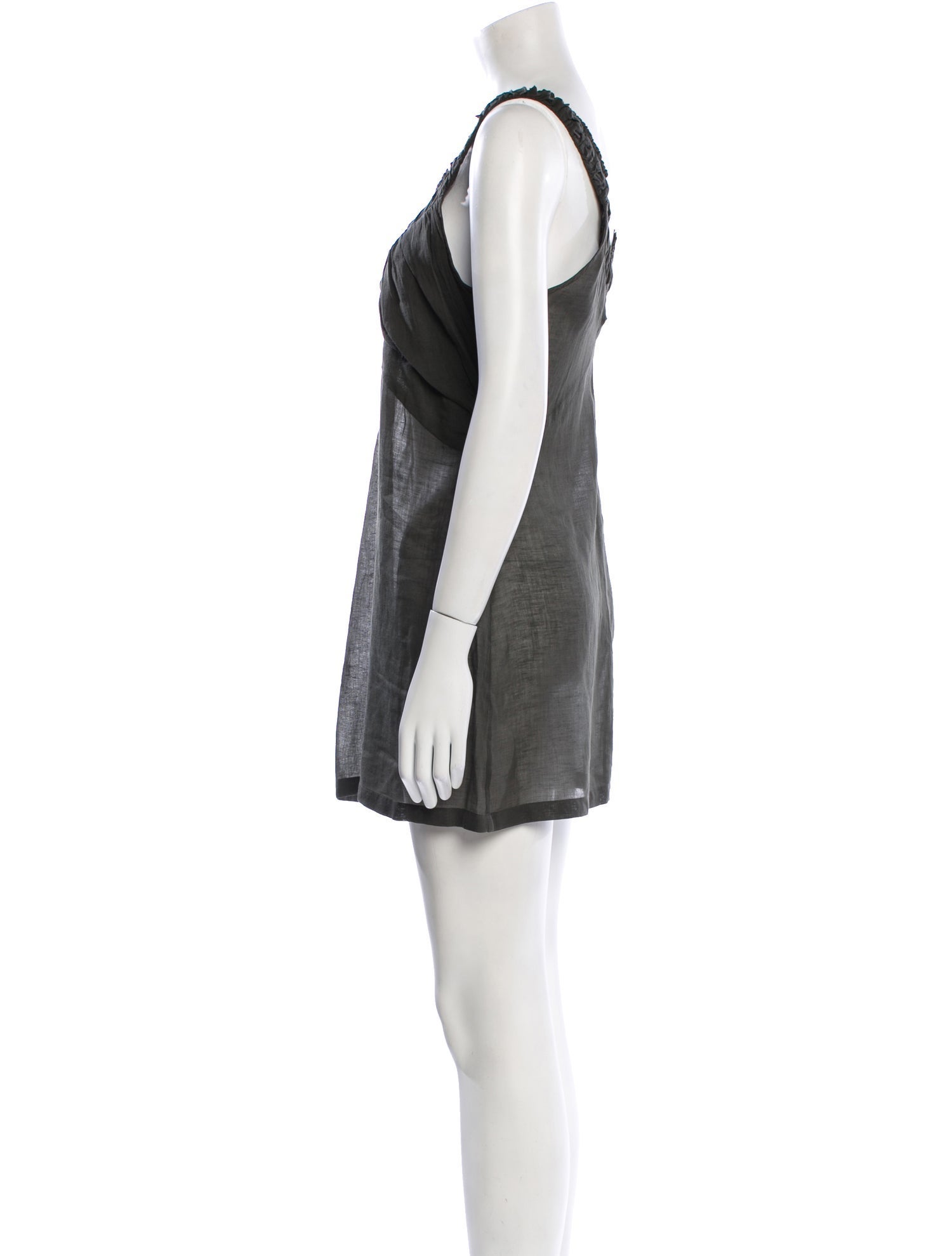 Dries Van Noten Scoop Neck Mini Dress