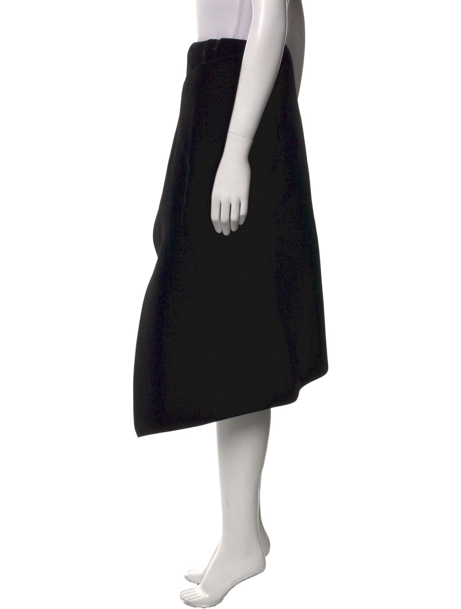 Dries Van Noten Pleated Accents Knee-Length Skirt