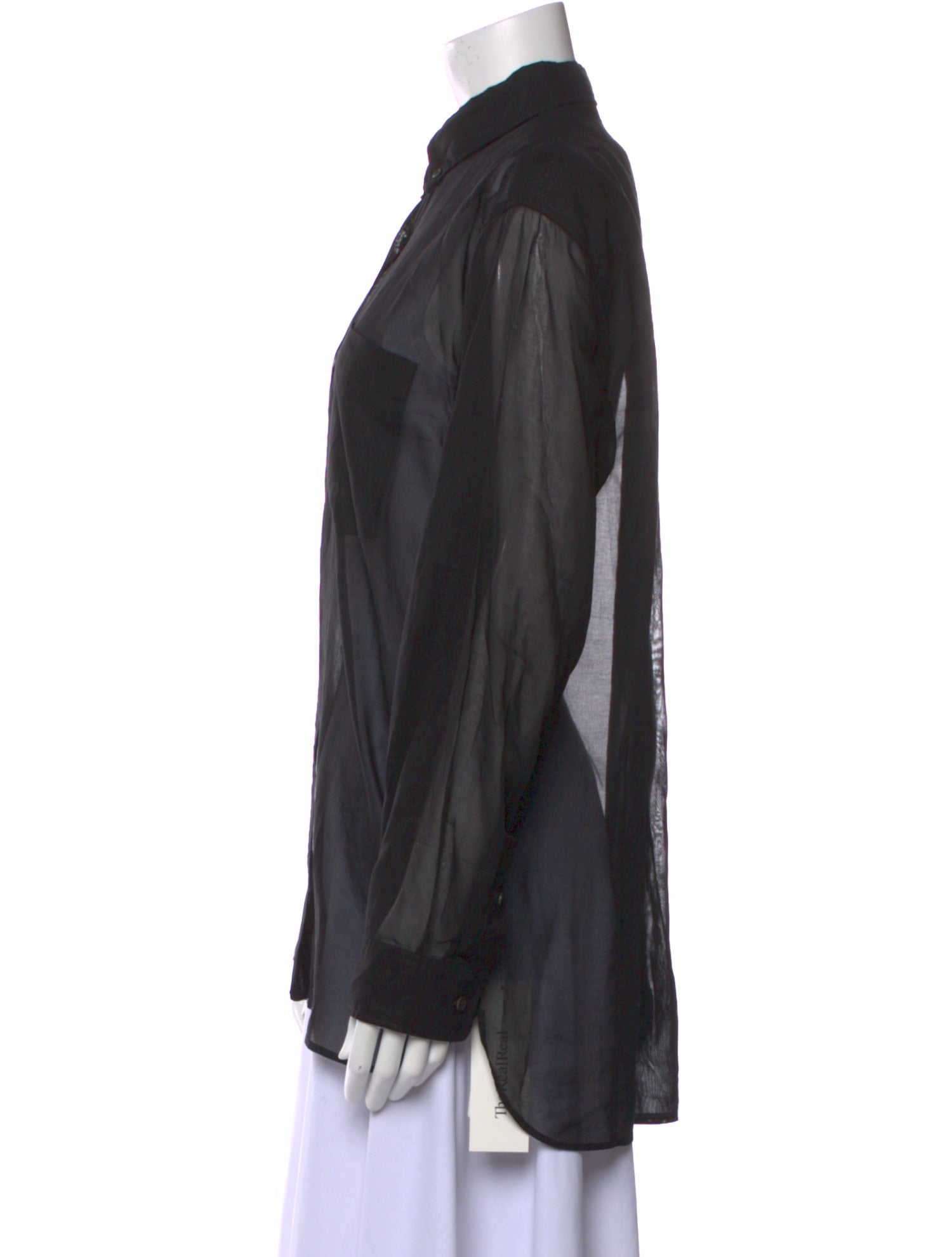 Dries Van Noten Long Sleeve Button-Up Top