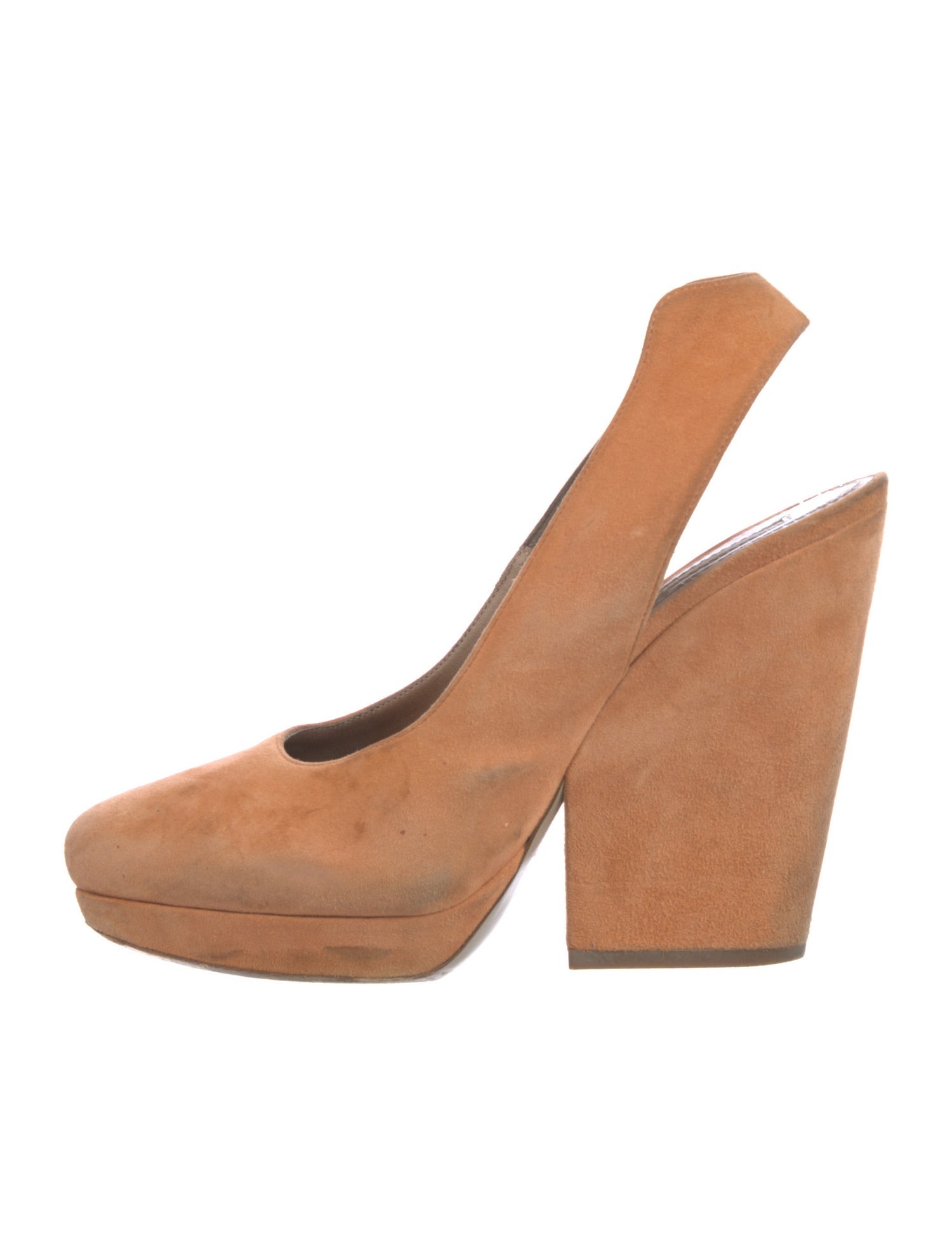 Dries Van Noten Suede Slingback Pumps