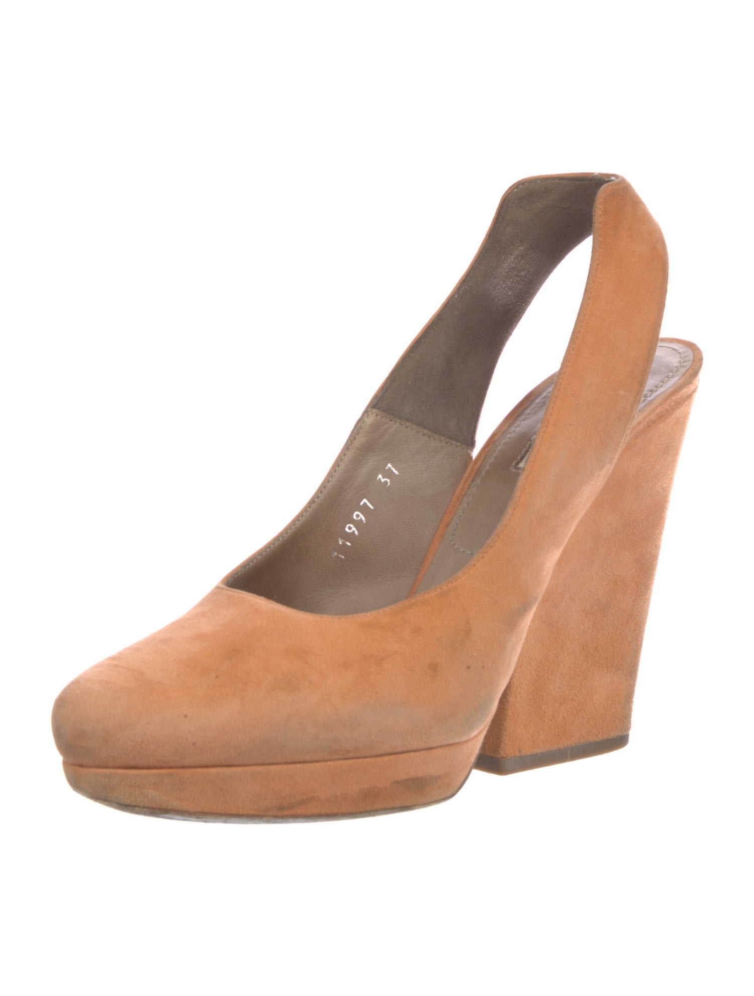 Dries Van Noten Suede Slingback Pumps