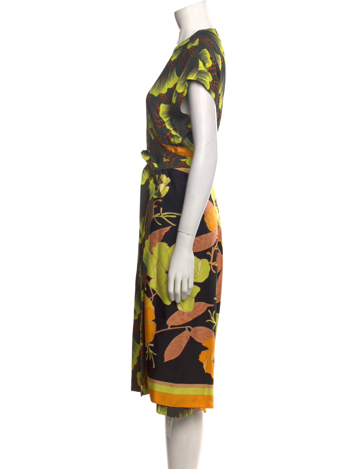 Dries Van Noten Printed Midi Length Dress