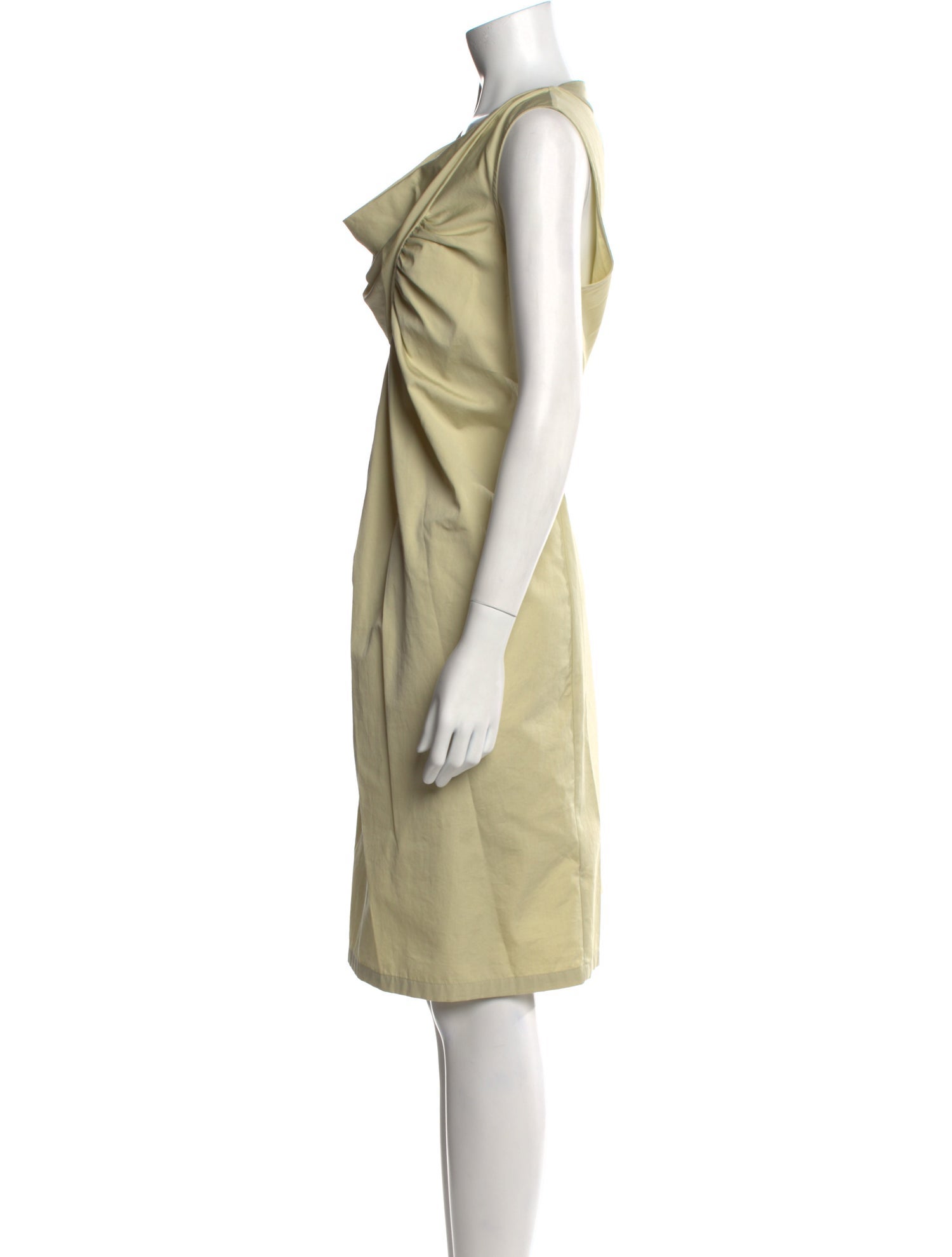 Dries Van Noten Cowl Neck Knee-Length Dress