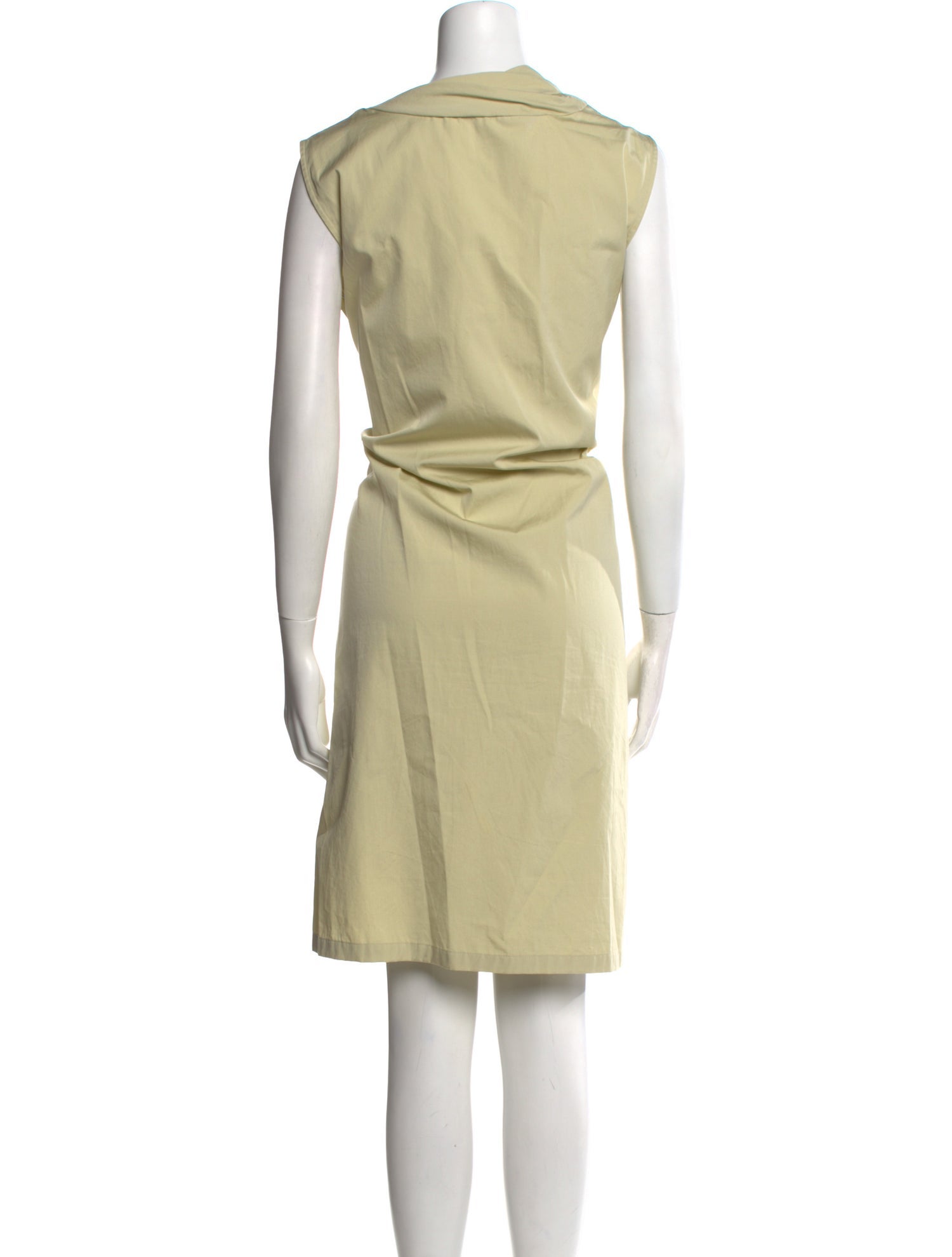 Dries Van Noten Cowl Neck Knee-Length Dress