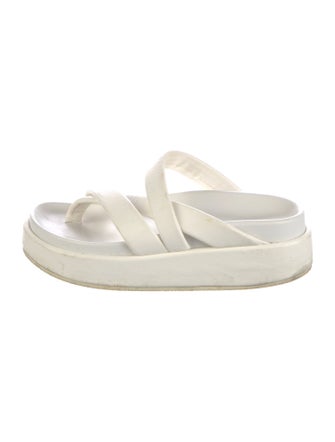 Dries Van Noten Leather Slides