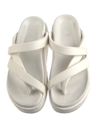 Dries Van Noten Leather Slides